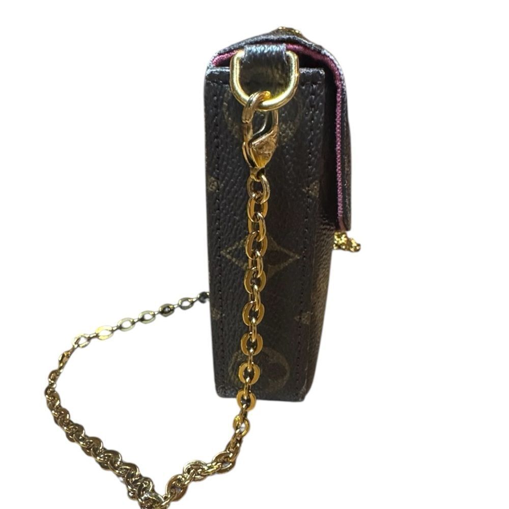 LOUIS VUITTON Limited Edition LV Love Lock Pochette Felicie Clutch Wallet WOC - Picture 5 of 12